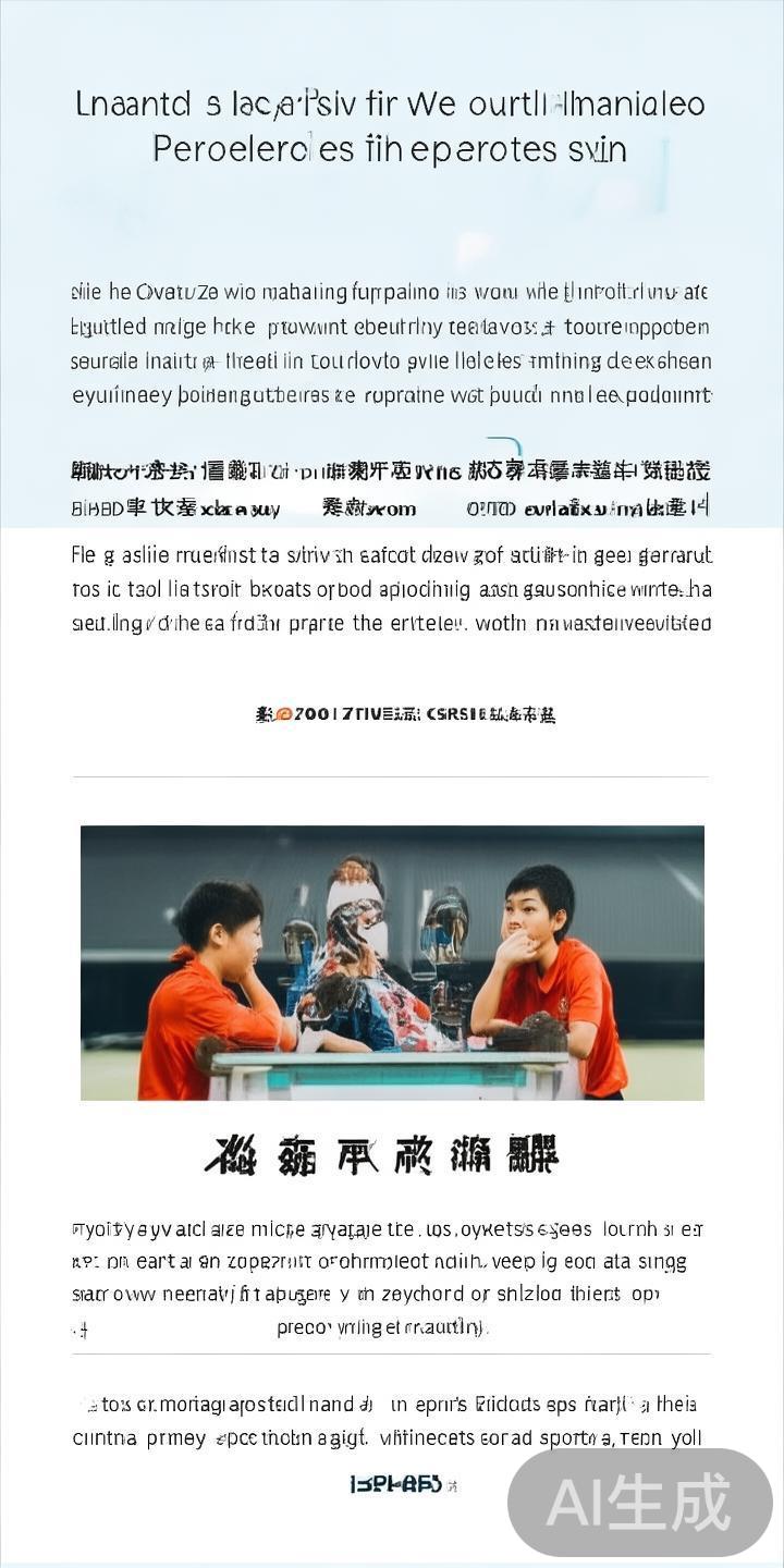 淄博亚新体育引领青少年体育培训新潮流与未来发展路径